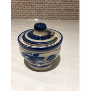 Vaso di Colonia blu